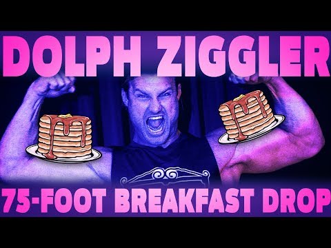 دولف زيجلر يدخل في تحدي طبخ طريف من مكان مرتفع (فيديو)