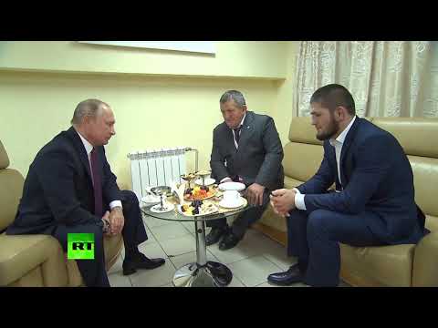 حبيب نورماجميدوف يلتقي الرئيس الروسي ونات دياز يتطلع لمواجهته!