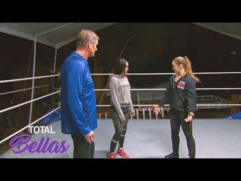 روندا راوزي تتدرب مع نكي بيلا في الحلبة (فيديو)