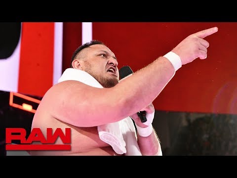 ماذا تخطط WWE لإطلاق ساموا جو في عرض الرو؟