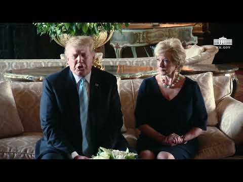 ليندا مكمان تساند الرئيس الأمريكي دونالد ترامب