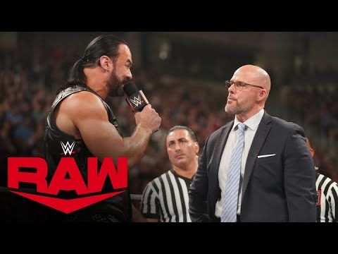 درو ماكنتاير يحتج على فريق منصات التواصل الاجتماعي في WWE