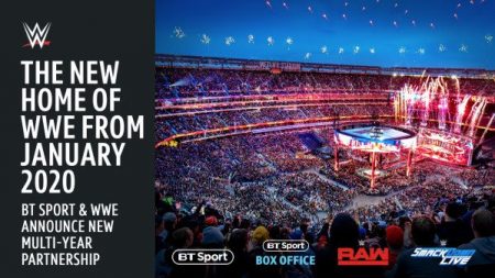 صفقة جديدة ناجحة بين WWE وشبكة BT الرياضية