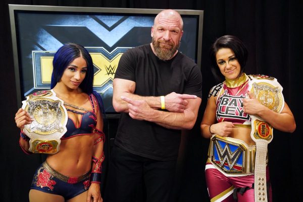 تربل اتش يشكر ساشا بانكس وبايلي وبطلة NXT تهدد