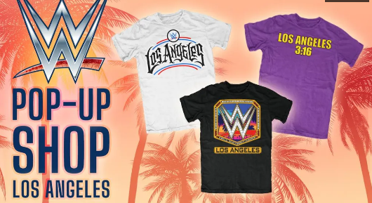 اتحاد WWE يتوغل في لوس أنجلوس بمنتجات خاصة
