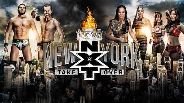 كم عدد الحاضرين في حدث NXT تيك أوفر، مشاهير في عرض نيويورك